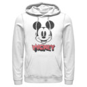 Men's Mickey & Friends Mickey Mouse Retro Headshot  Adult Pull Over Hoodie