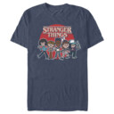 Men's Stranger Things Cartoon Gang  Adult T-Shirt