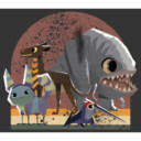 Men's Star Wars: Galaxy of Creatures Galaxy Friends  Adult T-Shirt