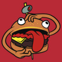 Men's Fortnite Durr Burger  Adult Pull Over Hoodie