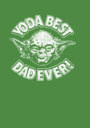 Men's Star Wars Father's Day Yoda Best Dad Ever  Adult T-Shirt
