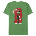Men's Guardians of the Galaxy Holiday Special Mantis Candy Cane Hug  Adult T-Shirt