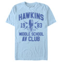 Men's Stranger Things Hawkins AV Club 1983  Adult T-Shirt