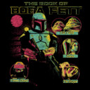 Men's Star Wars: The Book of Boba Fett Distressed Character Line-up  Adult Long Sleeve Shirt