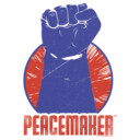 Men's Peacemaker Red Fist Circle  Adult T-Shirt