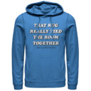 Men's The Big Lebowski Rug Really Tied Room Together  Adult Pull Over Hoodie