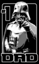 Men's Star Wars Darth Vader #1 Dad Poster  Adult Pull Over Hoodie