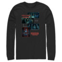 Men's Stranger Things Scenes Collage War Is Coming To Hawkins  Adult Long Sleeve Shirt