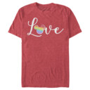 Men's Mickey & Friends Love and Disney  Adult T-Shirt