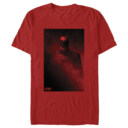 Men's The Batman Red Shadow Poster  Adult T-Shirt