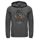 Men's Nintendo Mario Ornate Pattern  Adult Pull Over Hoodie