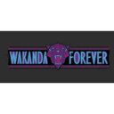 Men's Marvel: Black Panther: Wakanda Forever Logo Banner  Adult T-Shirt