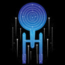 Men's Star Trek Final Frontier Enterprise  Adult T-Shirt