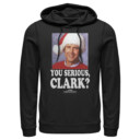 Men's National Lampoon's Christmas Vacation You Serious, Clark  Adult Pull Over Hoodie