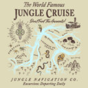 Men's Jungle Cruise Excursion Map  Adult T-Shirt