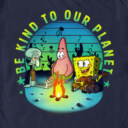 Men's SpongeBob SquarePants Be Kind to Our Planet  Adult T-Shirt