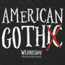 Men's Wednesday American Goth  Adult T-Shirt