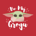Men's Star Wars: The Mandalorian Valentine's Day The Child Be My Grogu  Adult T-Shirt