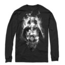 Men's Star Wars Darth Vader Smoke  Adult Long Sleeve Shirt