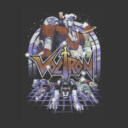 Men's Voltron: Defender of the Universe Retro Robot Lions  Adult T-Shirt