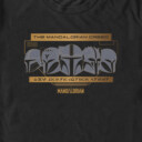 Men's Star Wars: The Mandalorian Creed Stylized Helmets  Adult T-Shirt