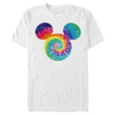 Men's Mickey & Friends Rainbow Tie-Dye Mickey Mouse Logo  Adult T-Shirt
