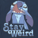 Men's Lilo & Stitch Stay Weird Nose Picker  Adult Long Sleeve Shirt