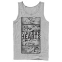 Men's Kingdom Hearts 3 Action Panels  Adult Tank Top