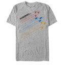 Men's Star Wars Rogue One Rebel Battle Ship Streak  Adult T-Shirt