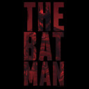 Men's The Batman Red Standing Portrait  Adult T-Shirt