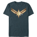 Men's Marvel Captain Marvel Star Symbol Costume  Adult T-Shirt