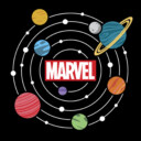 Men's Marvel Solar System Logo  Adult Sweatshirt