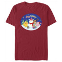 Men's Pokemon Christmas Happy Holidays Snowman  Adult T-Shirt