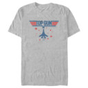 Men's Top Gun Fighter Jet and Stars Logo  Adult T-Shirt