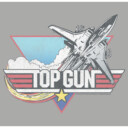 Men's Top Gun Distressed Fighter Jet Logo  Adult Sweatshirt
