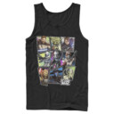 Men's Star Wars: The Clone Wars Square Group Photos  Adult Tank Top