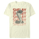 Men's Shelby Cobra Repeating Logo  Adult T-Shirt