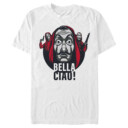 Men's Money Heist Bella Ciao Masked Robbers  Adult T-Shirt