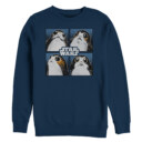 Men's Star Wars The Last Jedi Porg Square  Adult Sweatshirt