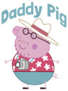 Men's Peppa Pig Daddy Pig Tourist  Adult T-Shirt
