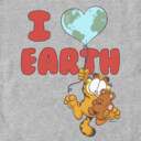 Men's Garfield I Love Earth Friends  Adult T-Shirt