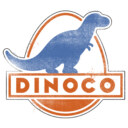 Men's Cars Dinoco Classic Logo  Adult Baseball Tee