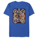 Men's Kingdom Hearts 2 Stained Glass Art  Adult T-Shirt
