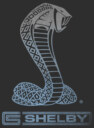 Men's Shelby Cobra Snake Logo  Adult T-Shirt