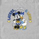 Men's Mickey & Friends Hannukah Latkes, Light & Love  Adult T-Shirt
