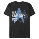 Men's Star Trek: The Next Generation Cup Of Tea Earl Grey Hot, Captain Picard  Adult T-Shirt