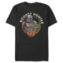 Men's Star Wars: The Mandalorian Halloween Candy Bounty Hunter Din Djarin and Grogu  Adult T-Shirt