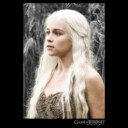 Men's Game of Thrones Daenerys Photo White Logo  Adult Sweatshirt