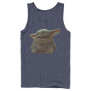 Men's Star Wars: The Mandalorian The Child Portrait  Adult Tank Top