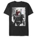 Men's Star Wars Boba Fett pop of red  Adult T-Shirt